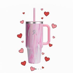Hydro Flask Pink Marble Mug